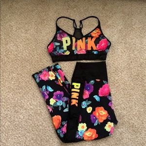 Victoria Secret Color Set. Sports Bra & Leggings